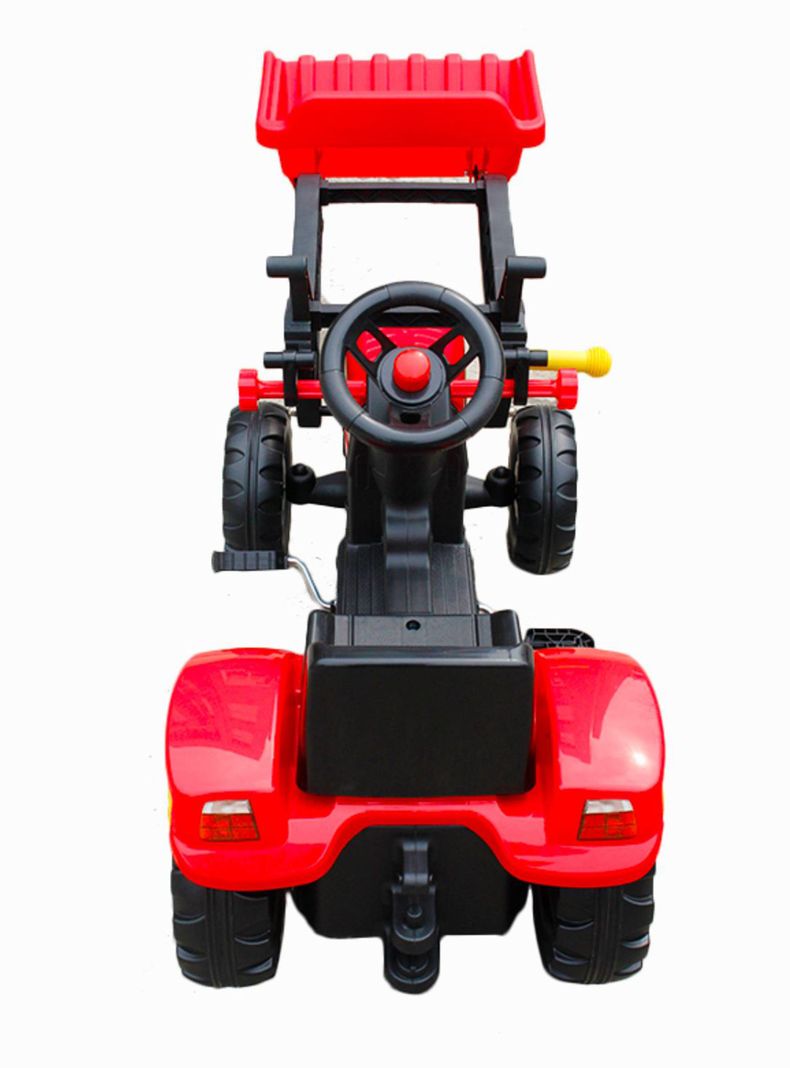 Retroexcavadora Roja-2