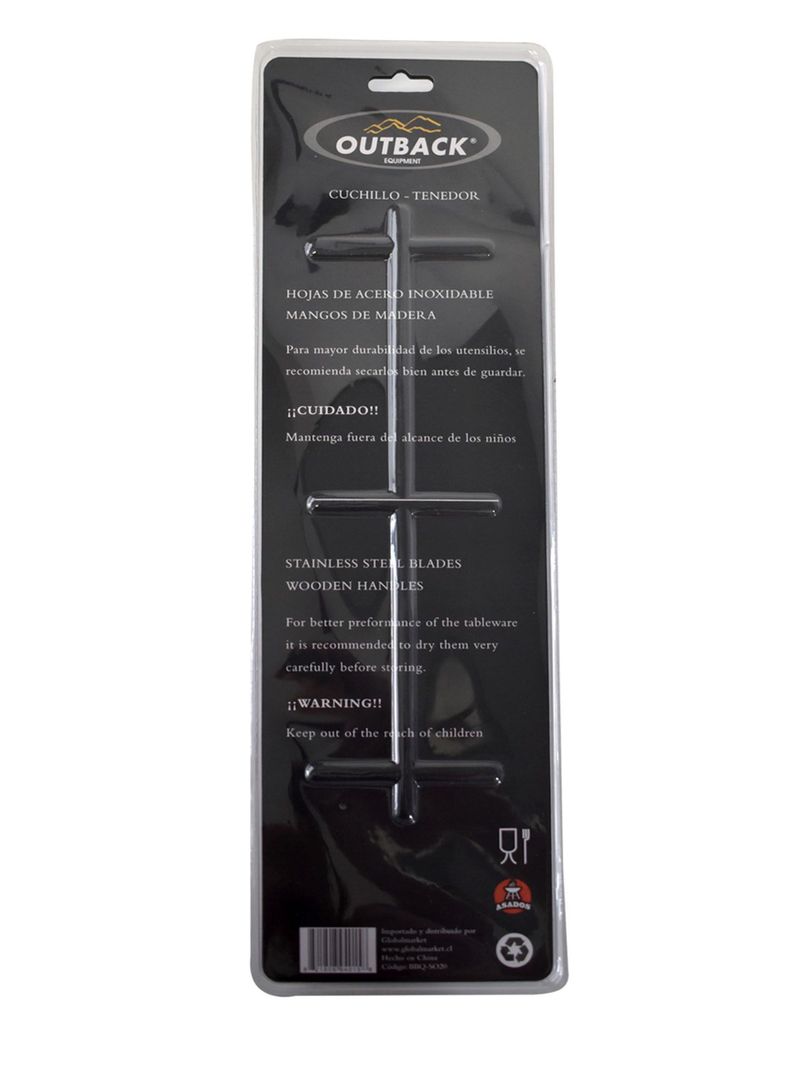 Set de Cubiertos para Asado 2 Piezas Outback-3