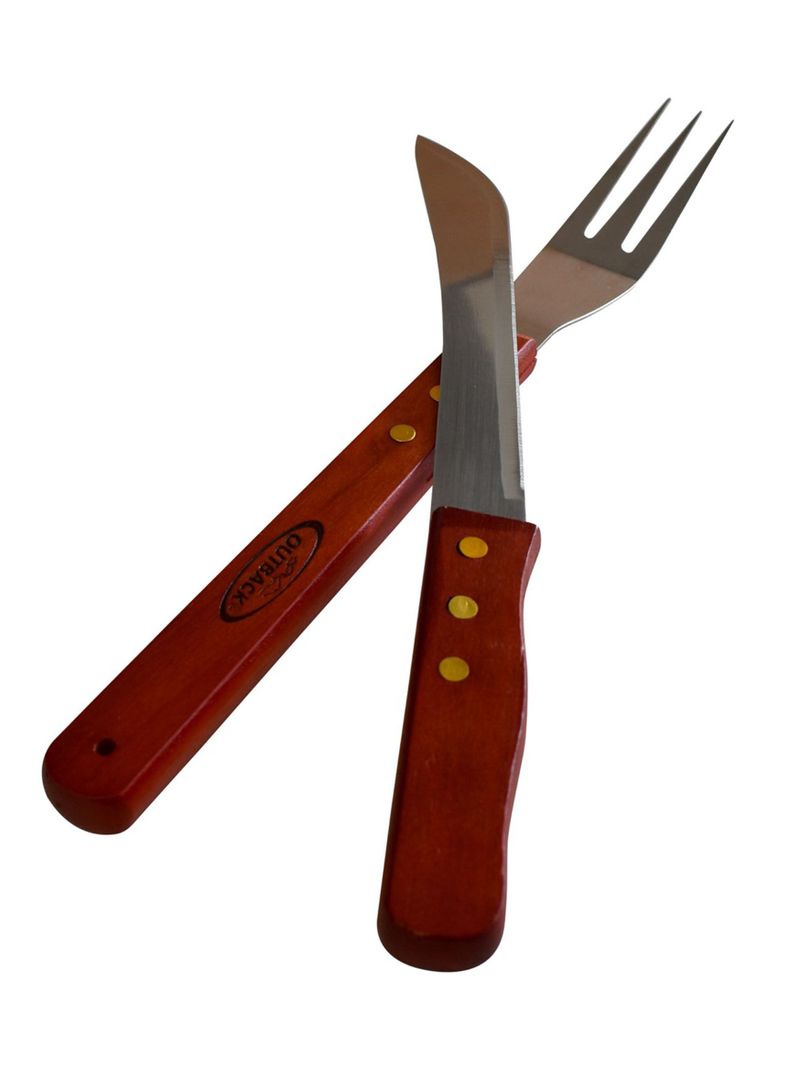 Set de Cubiertos para Asado 2 Piezas Outback-0