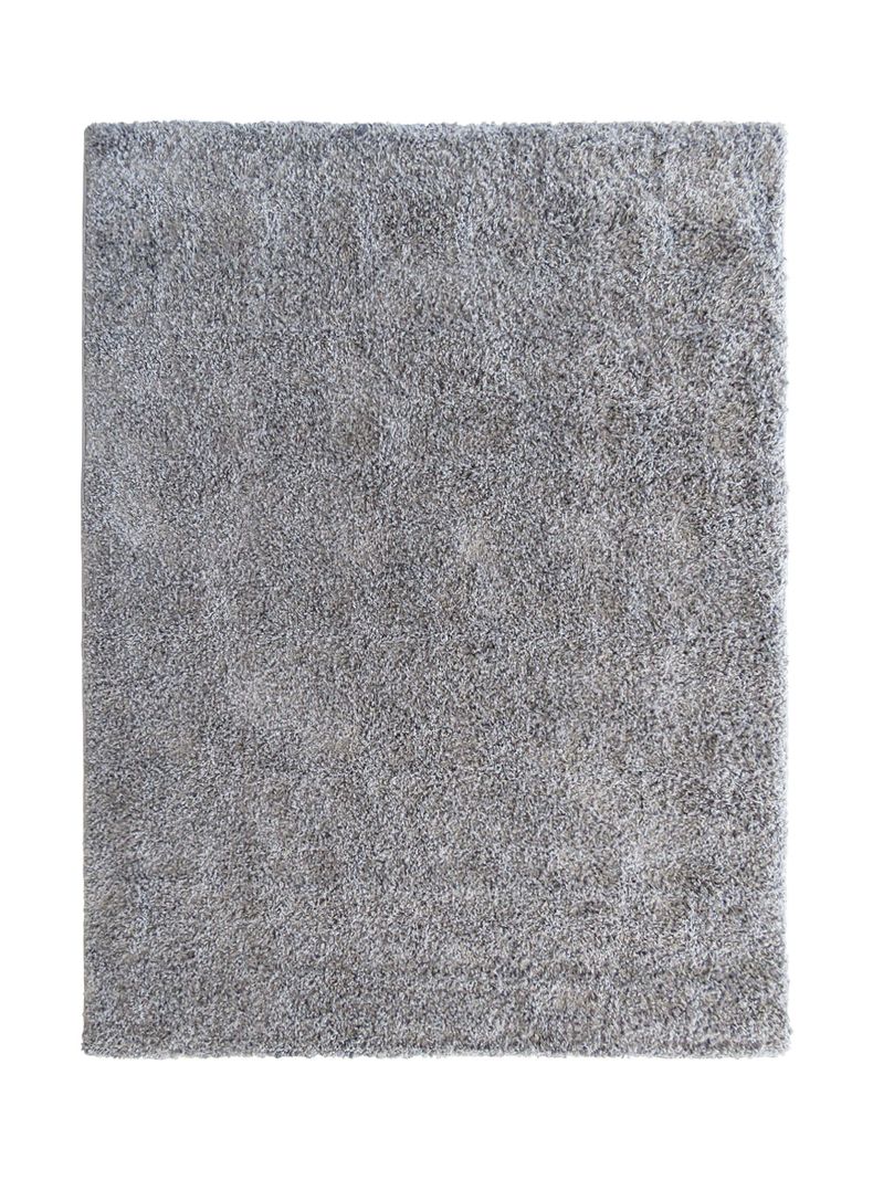 Bajada de Cama 50 x 100 cm Idetex Shaggy Lisa Gris-0
