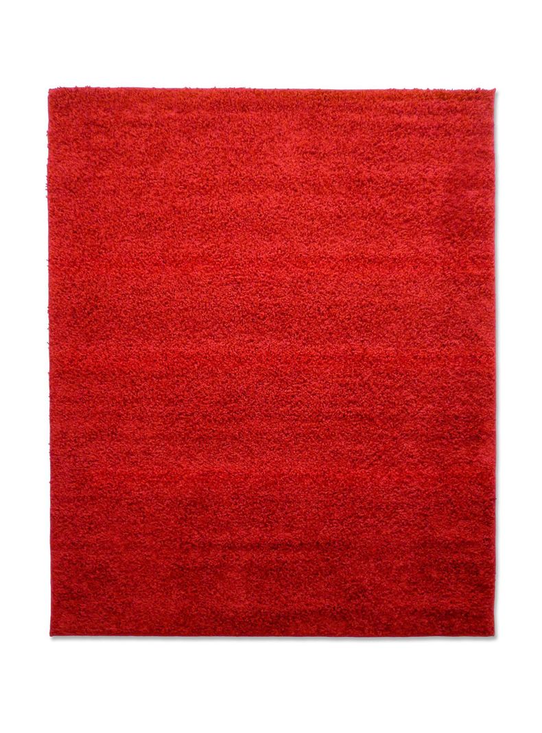 Bajada de Cama Shaggy Lisa 50x100 cm Rojo-0