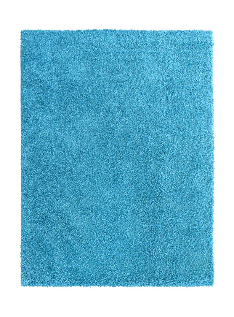 Bajada de Cama Shaggy Lisa 50x100 cm Turquesa-0