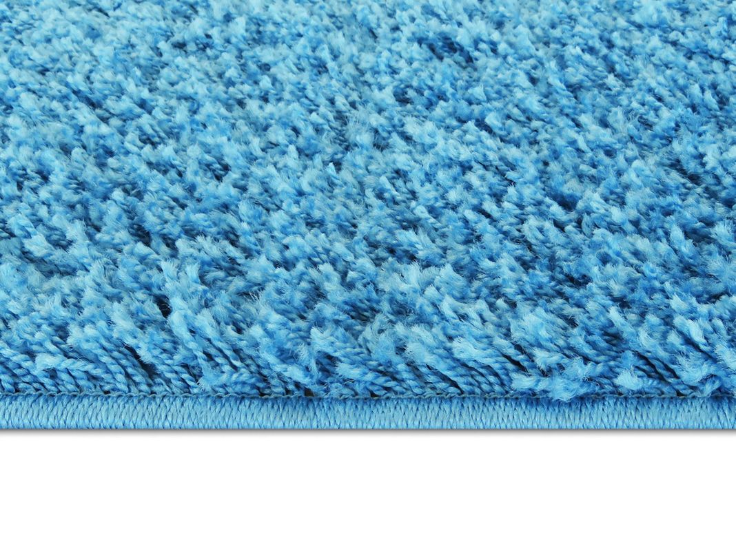 Bajada de Cama Shaggy Lisa 50x100 cm Turquesa-1
