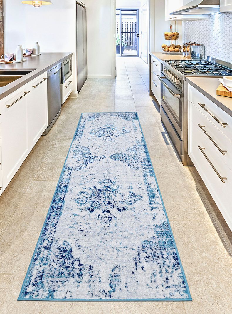 Alfombra de Pasillo 70 x 230 cm Elit Azul-1