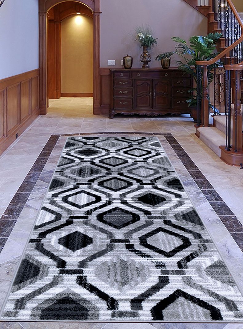Alfombra de Pasillo 70 x 230 cm Elit Negro-1