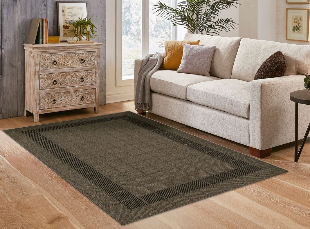 Alfombra Sisal Dawn 160x230 cm Negro-2