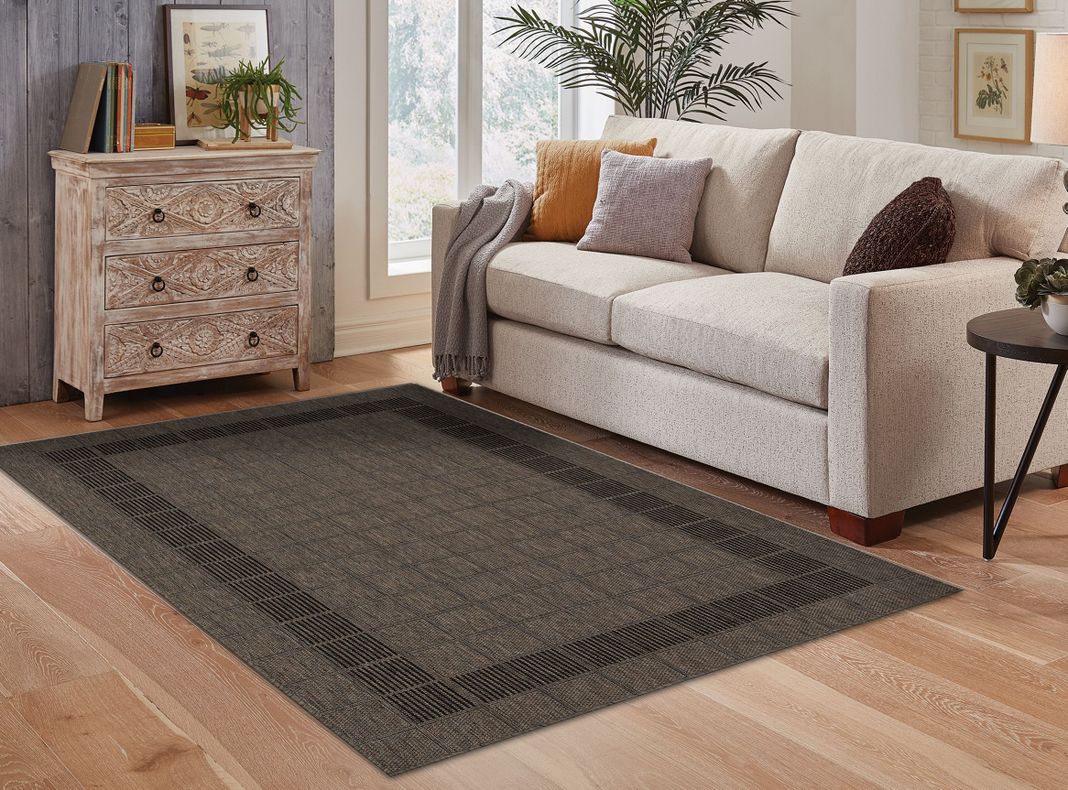 Alfombra Sisal Dawn 200x285 cm Negro-1