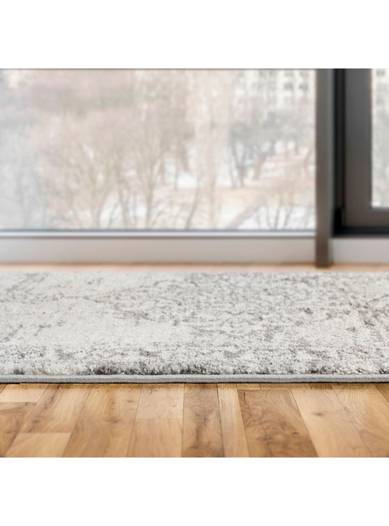 Alfombra de Pasillo 70 x 230 cm Modalfo Florida63 Gris-5