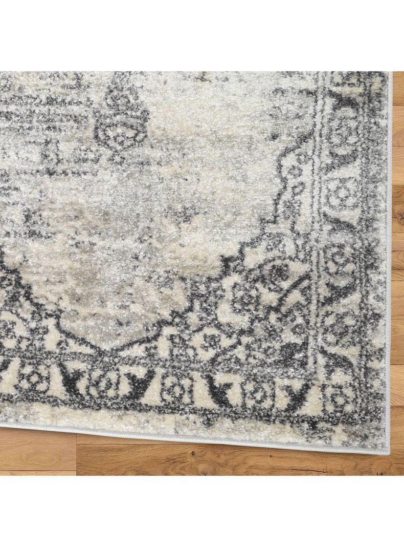 Alfombra de Pasillo 70 x 230 cm Modalfo Florida63 Gris-4