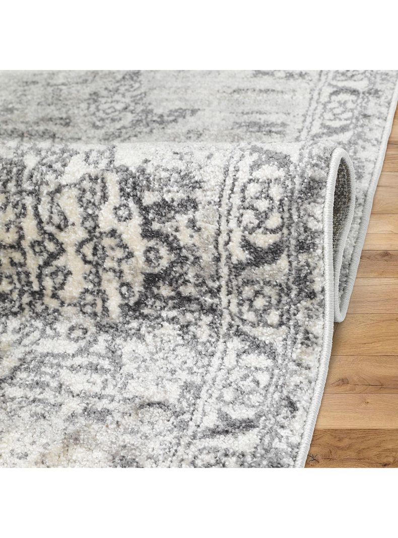 Alfombra de Pasillo 70 x 230 cm Modalfo Florida63 Gris-2