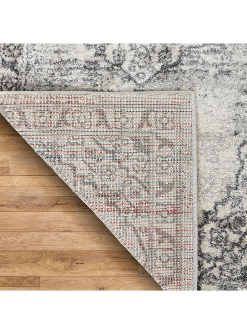 Alfombra de Pasillo 70 x 230 cm Modalfo Florida63 Gris-3