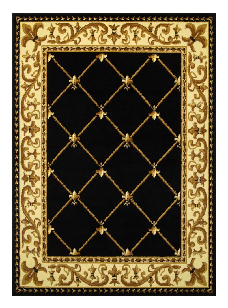 Alfombra 245 x 305 cm Kashank 503 Negro-0
