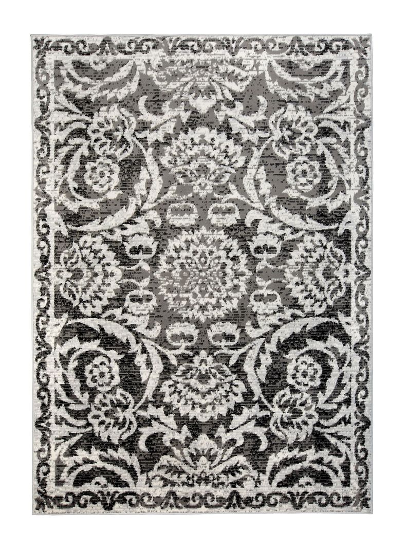 Alfombra Kashank 153x213 cm Gris-0