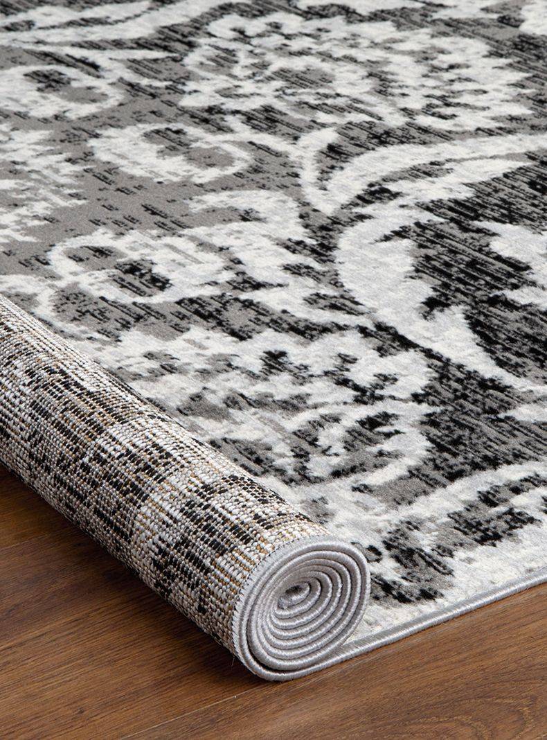 Alfombra Kashank 153x213 cm Gris-3