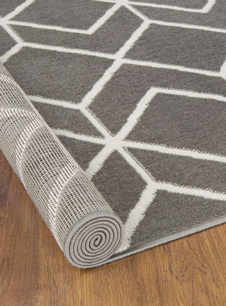 Alfombra 153 x 213 cm Kashank 507 Gris-3