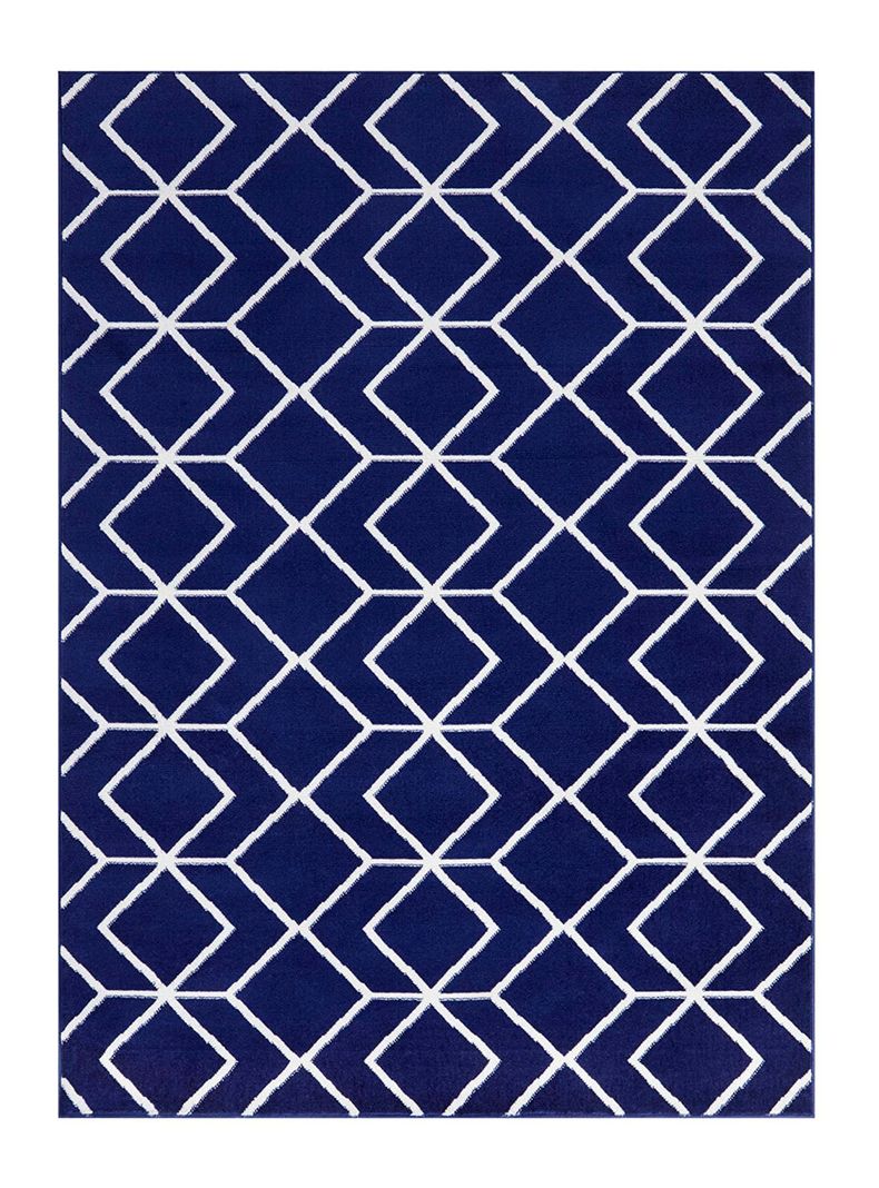 Alfombra Kashank 153x213 cm Azul Marino-0