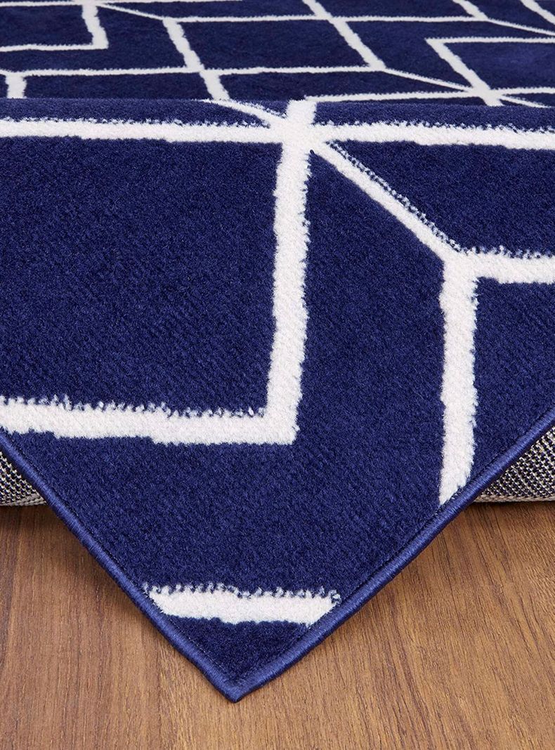 Alfombra Kashank 153x213 cm Azul Marino-2