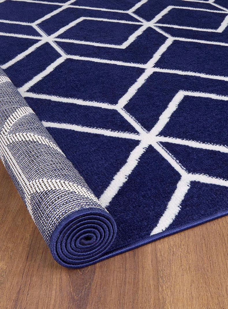 Alfombra Kashank 153x213 cm Azul Marino-3