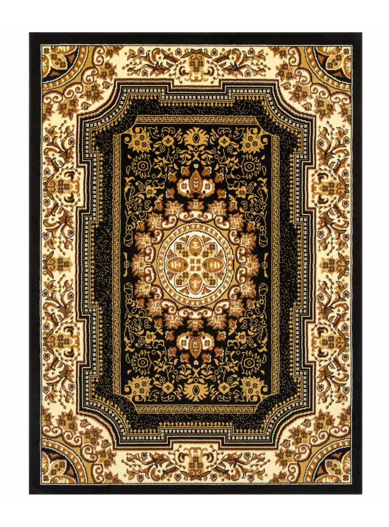 Alfombra 245 x 305 cm Kashank 4670 Negro-0