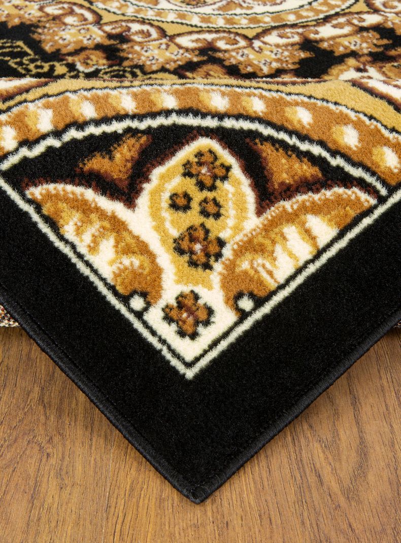 Alfombra 245 x 305 cm Kashank 4670 Negro-2