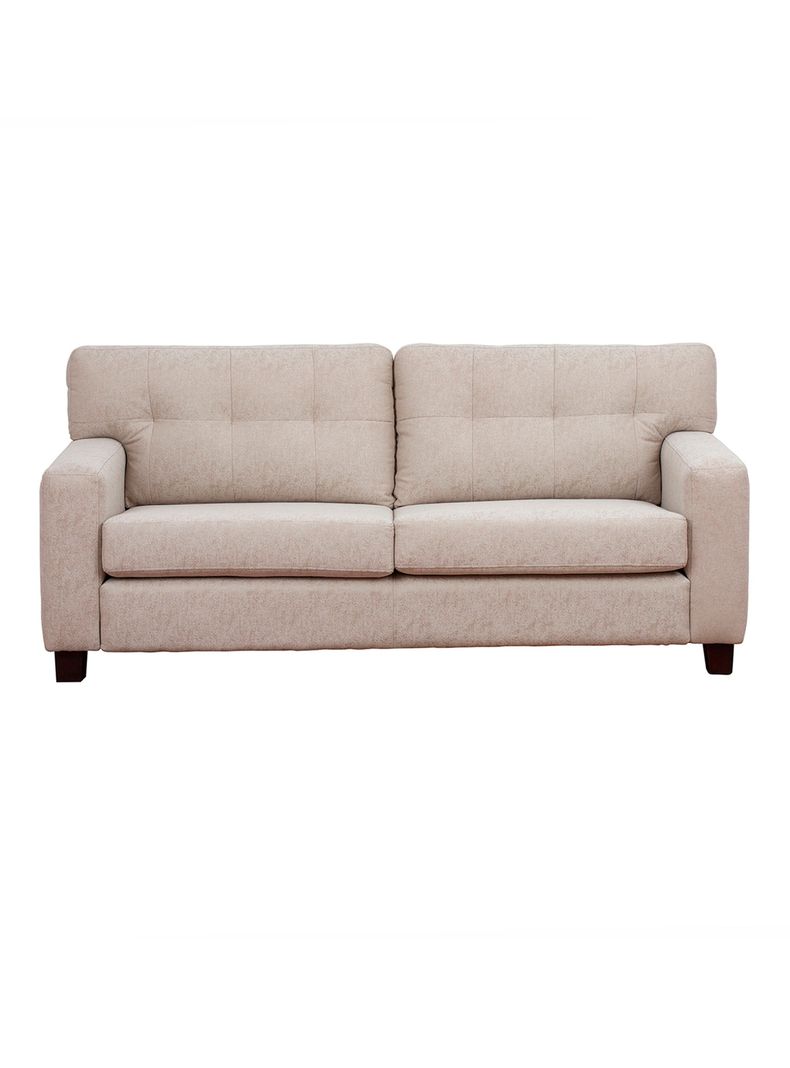 Sofa Berlin 3 Cuerpos Lino Sidelli Beige Claro