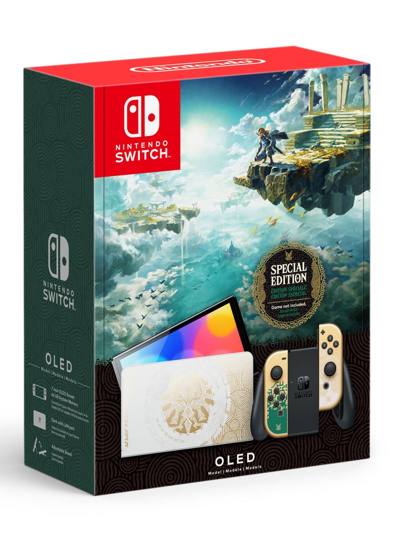 Nintendo Switch OLED Edición The Legend of Zelda: Tears of the Kingdom-1