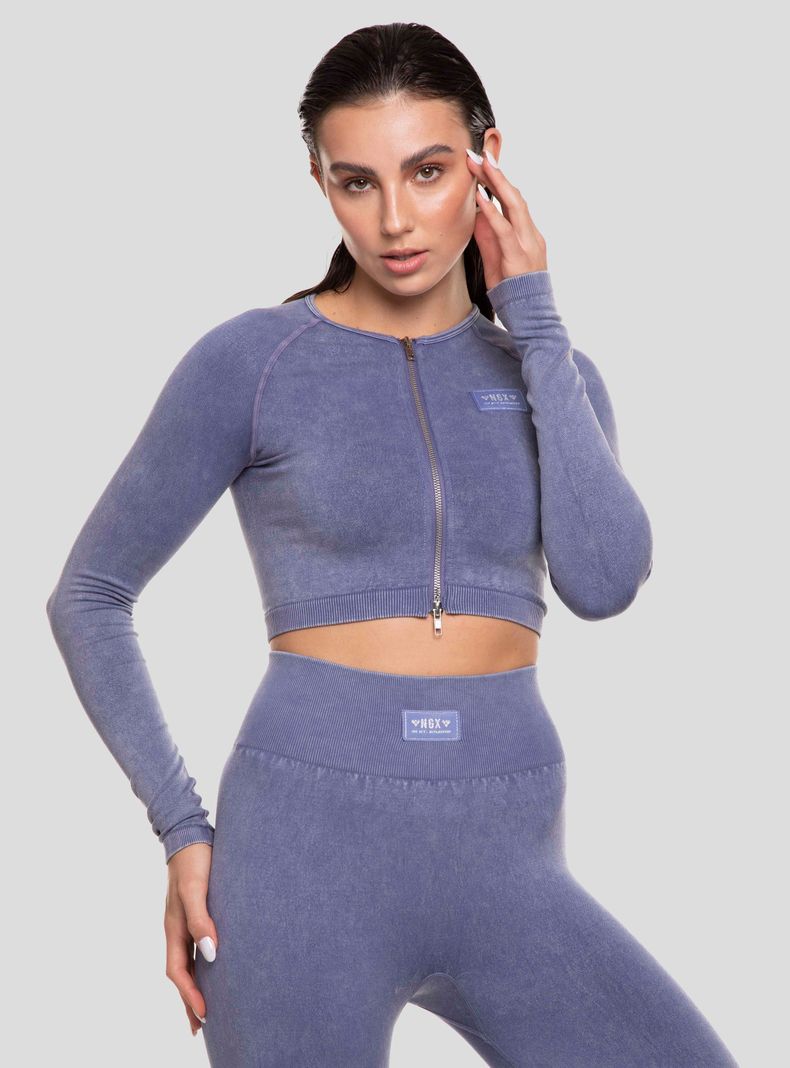 Polera Manga Larga Seamless I Know Mujer-0