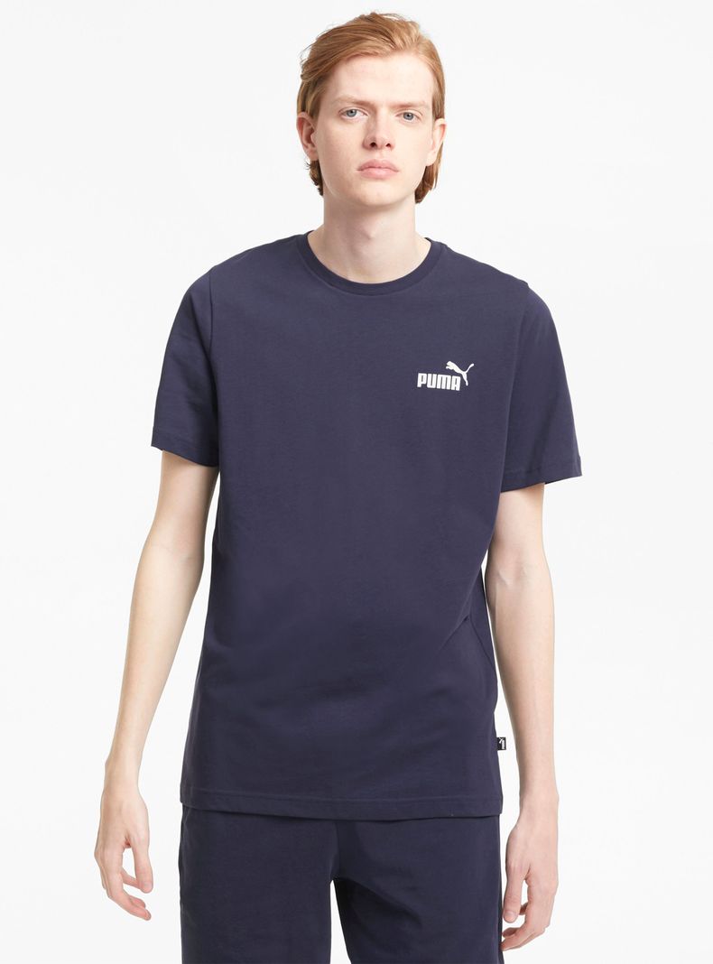 Polera Blue  Ess Small Logo Tee-0