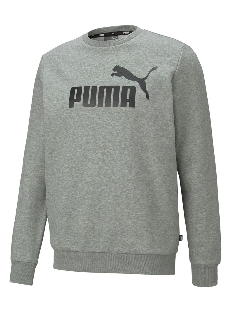 Polerón Ess Big Logo Crew Fl Gris Hombre-2