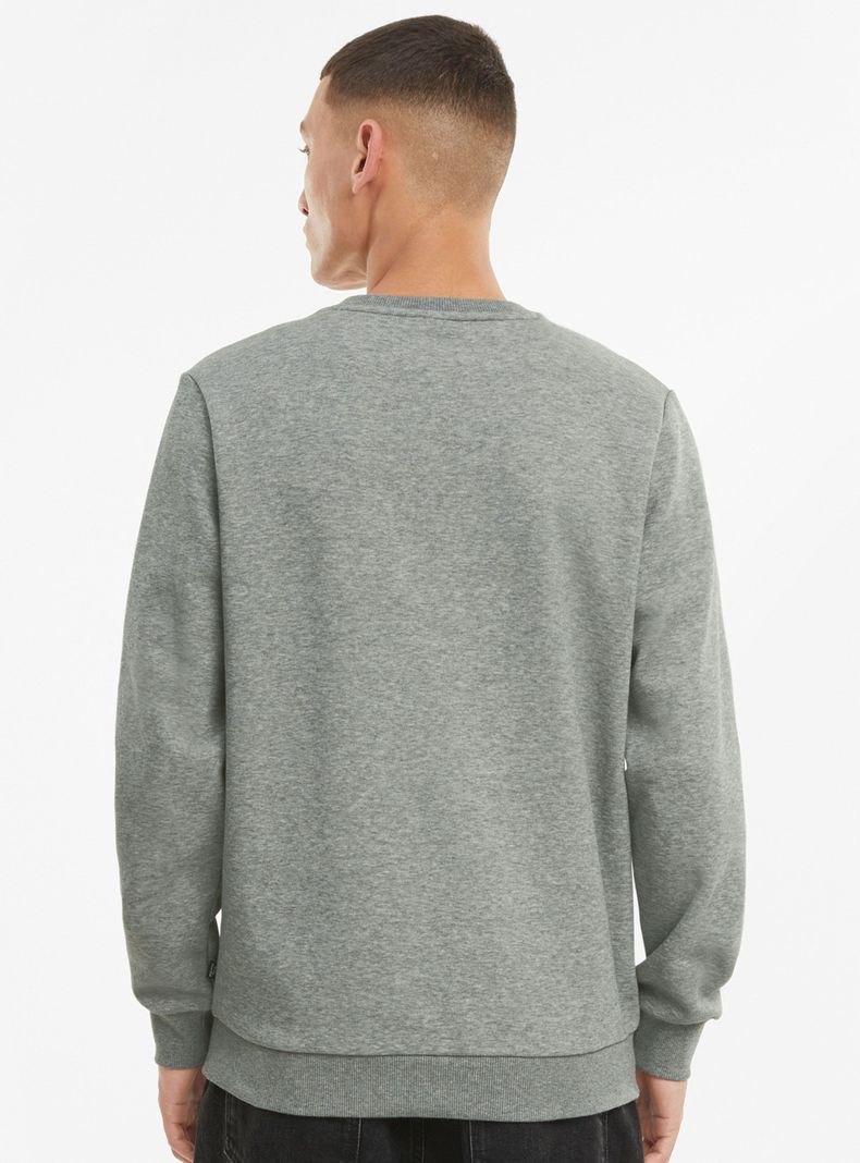 Polerón Ess Big Logo Crew Fl Gris Hombre-1