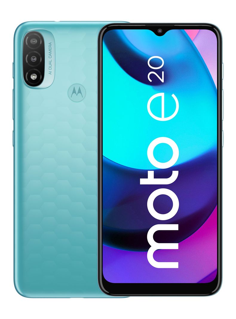 Smartphone Moto E20 Azul 32GB 6.5" Entel-0
