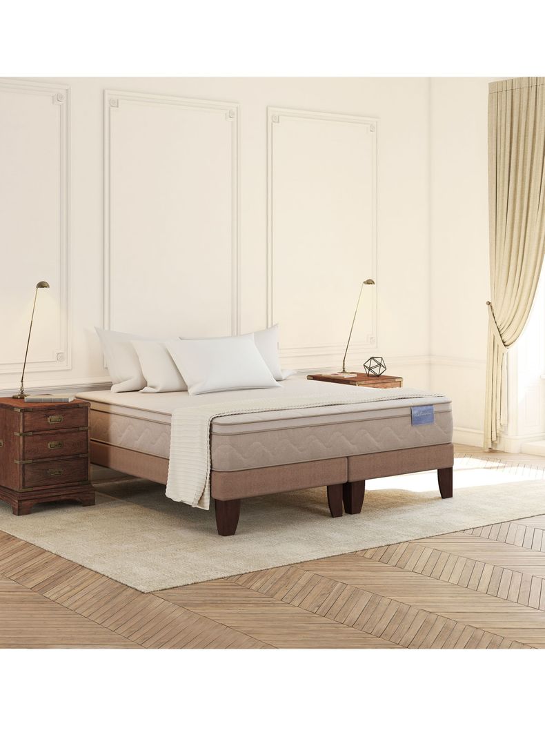 Cama Europea Rilassati 2 Plazas Long Base Dividida-4
