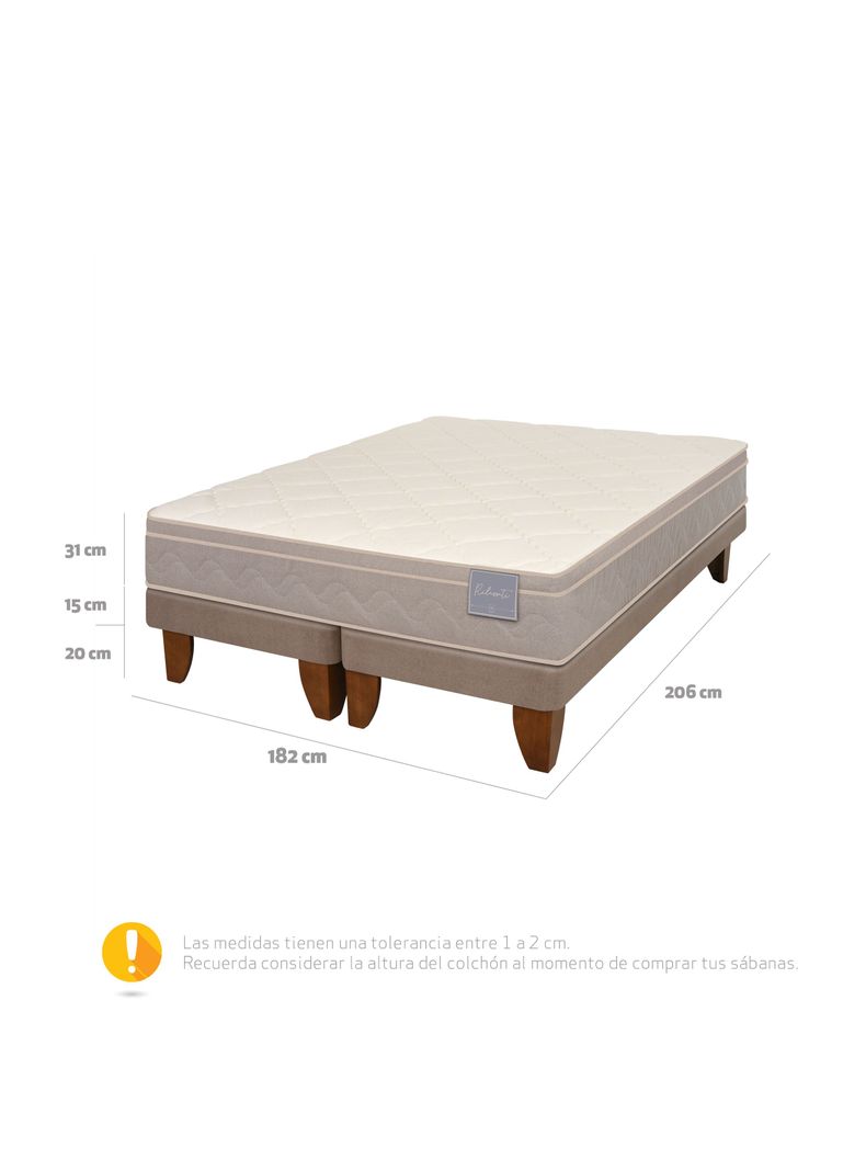 Cama Europea Rilassati King Base Dividida-1