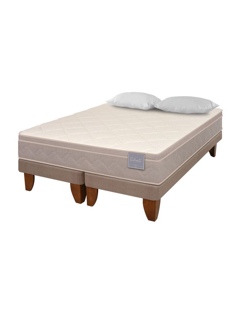 Cama Europea Rilassati King Base Dividida + Almohadas-0
