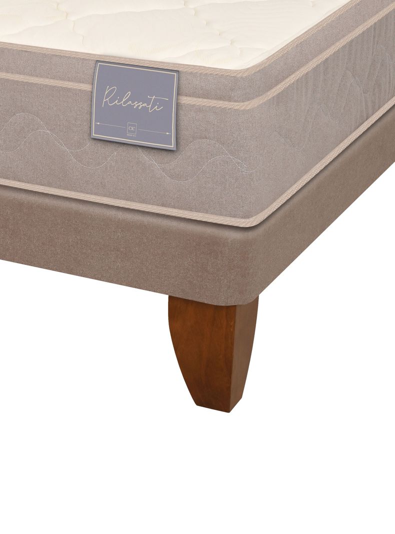 Cama Europea Rilassati King Base Dividida + Almohadas-3