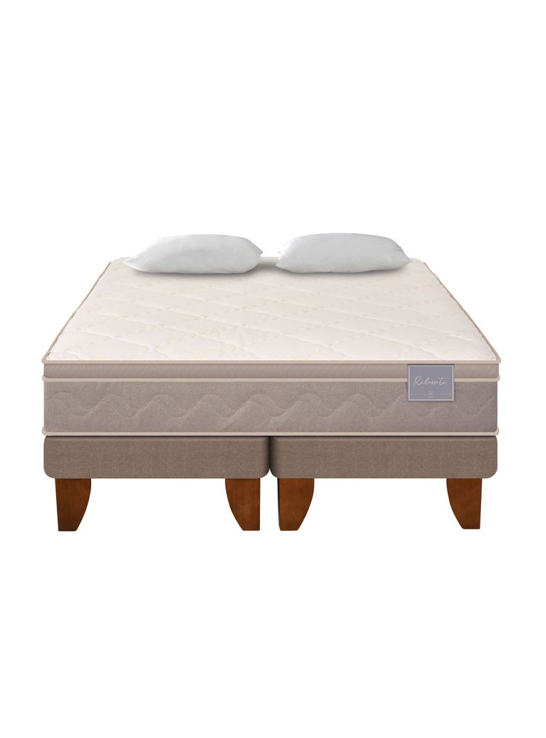 Cama Europea Rilassati King Base Dividida + Almohadas-2
