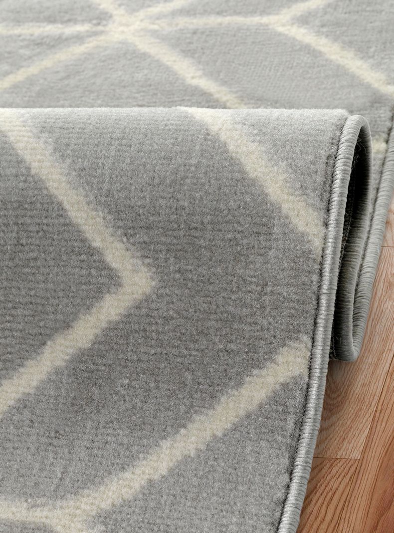 Alfombra Kashan King 245 x 305 cm Gris Claro-1