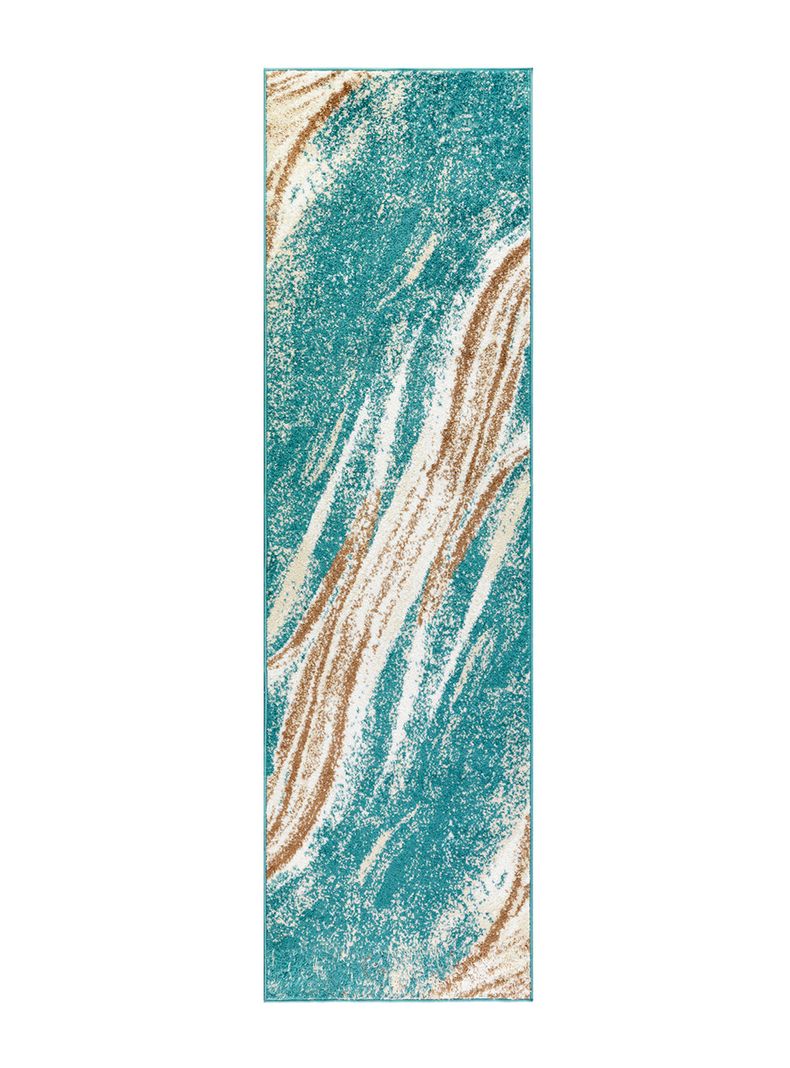 Alfombra Pasillo Amigo 70 x 230 cm Turquesa-0