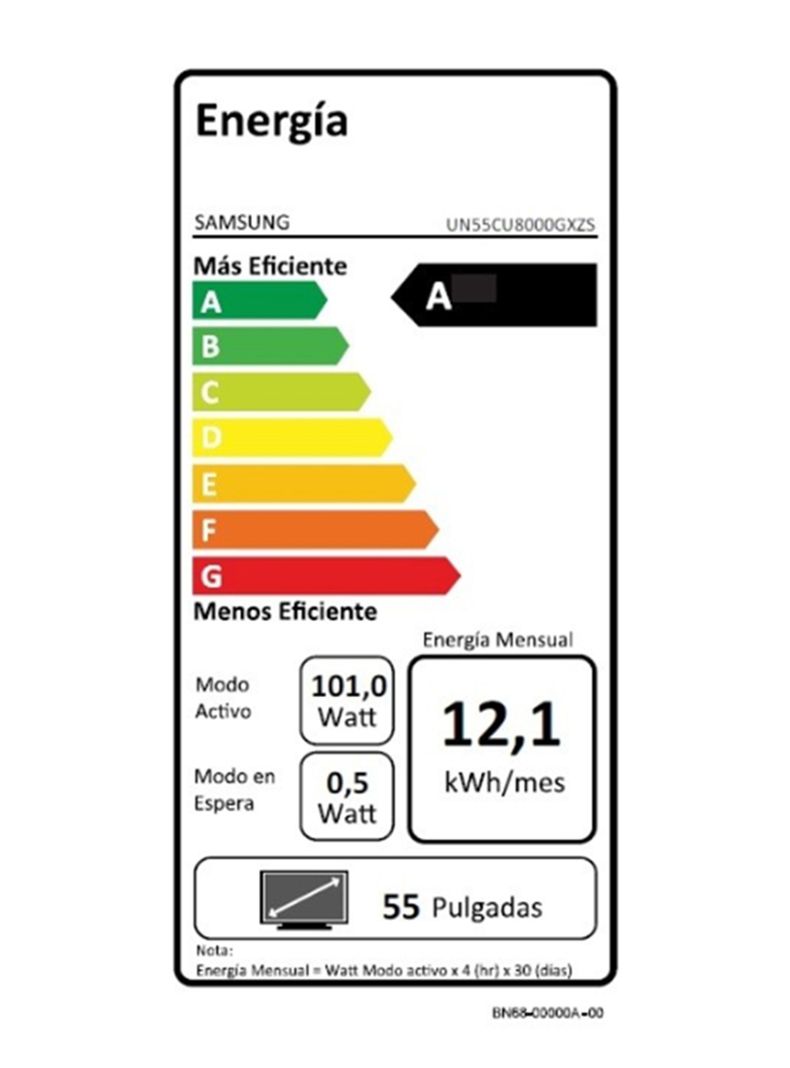Crystal UHD 4K 55" LED CU8000GXZS-9