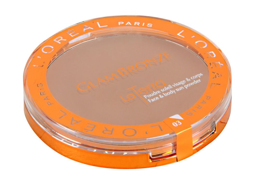 Polvo L'Oréal Glam Bronze Terra 3-1
