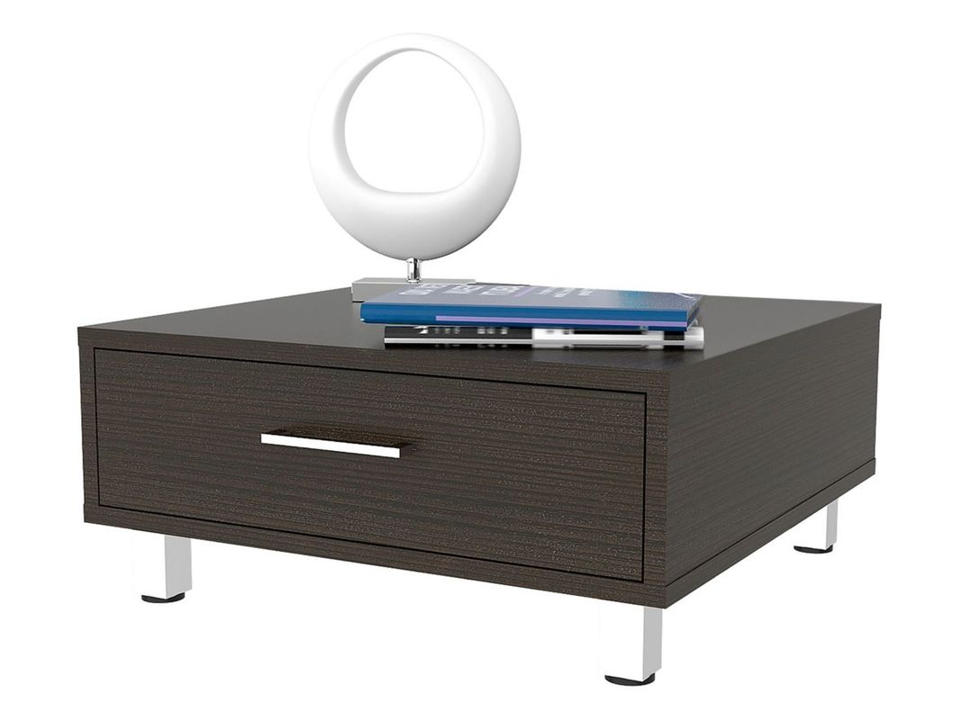 Combo TuHome Living Beijing Wengué Biblioteca Escalera + Arrimo + Mesa de Centro TuHome-9