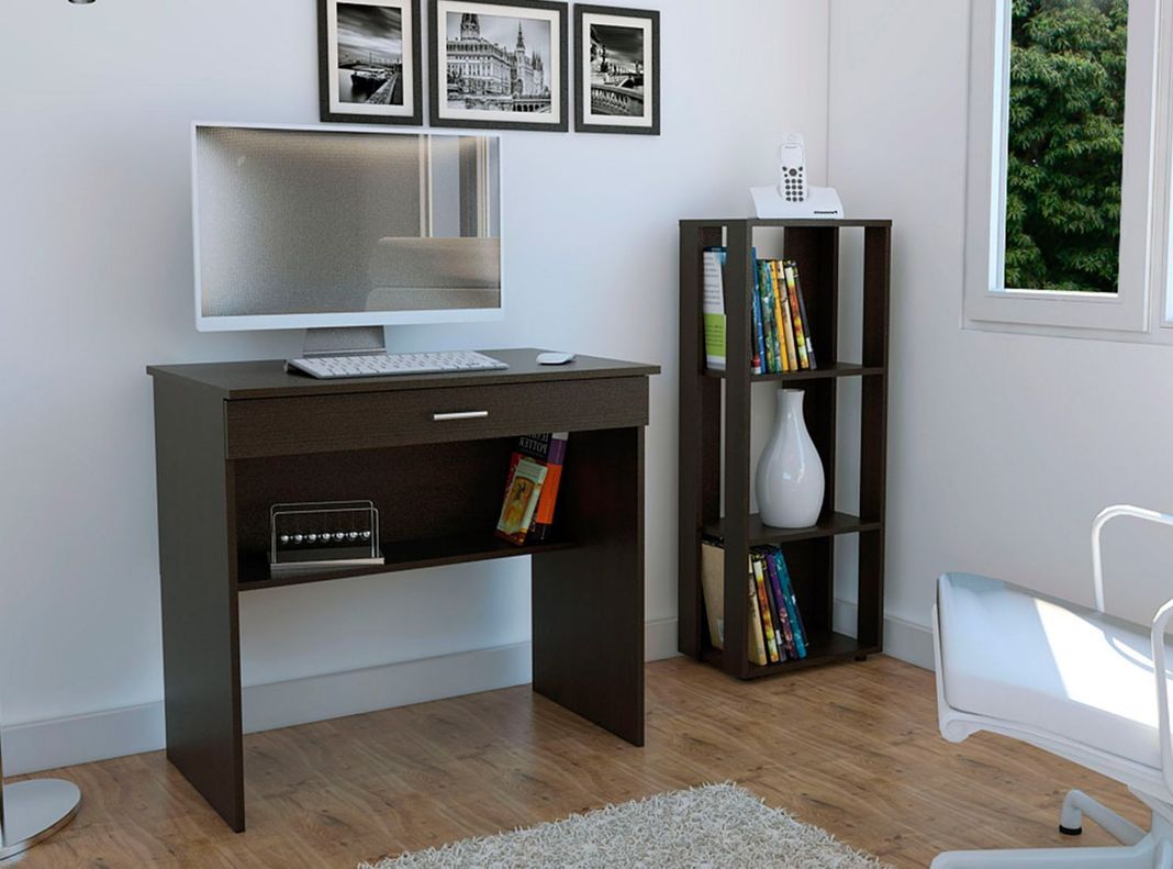 Combo Office Escritorio + Librero TuHome-4