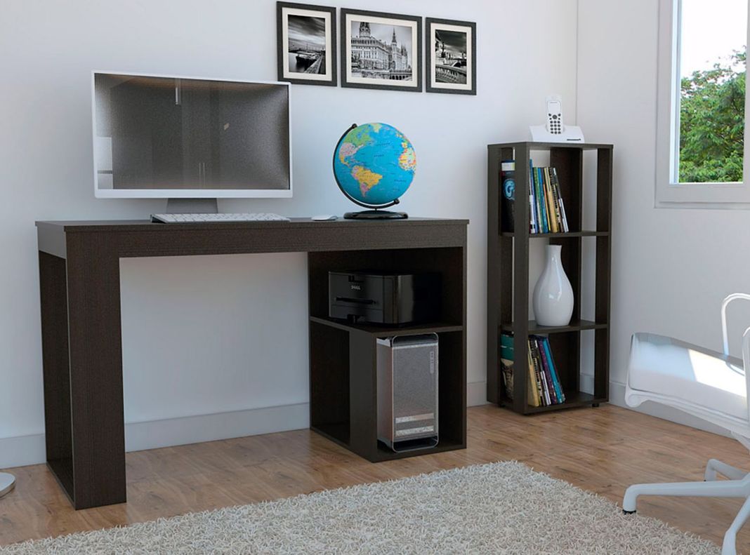 Combo Office Astana Escritorio + Librero TuHome-3