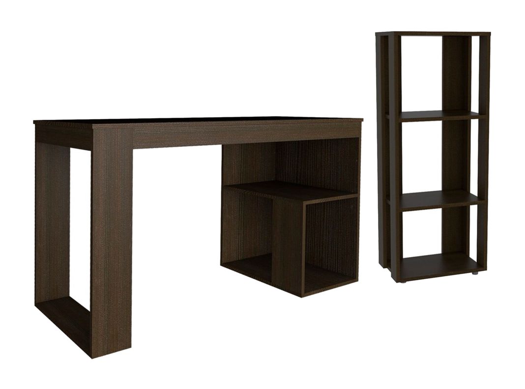 Combo Office Astana Escritorio + Librero TuHome-0