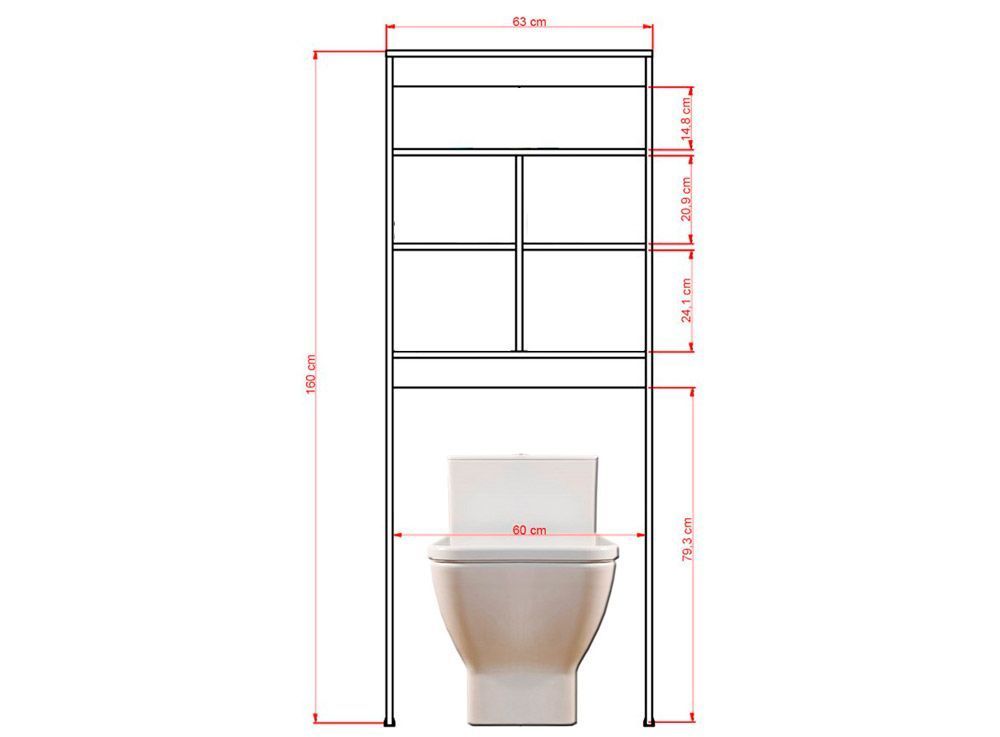 Mueble Optimizador Baño 160 cm-1