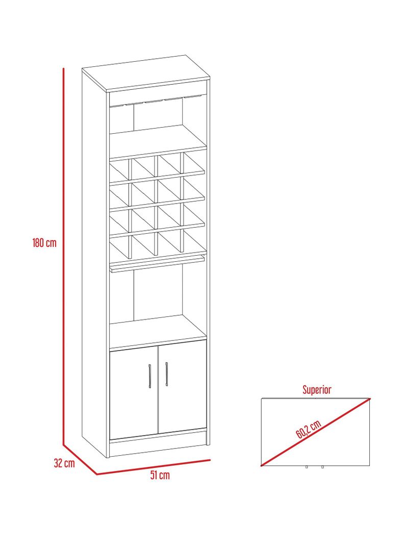 Combo TuHome Living Beijing Rovere Bar Kava + Arrimo TuHome-3