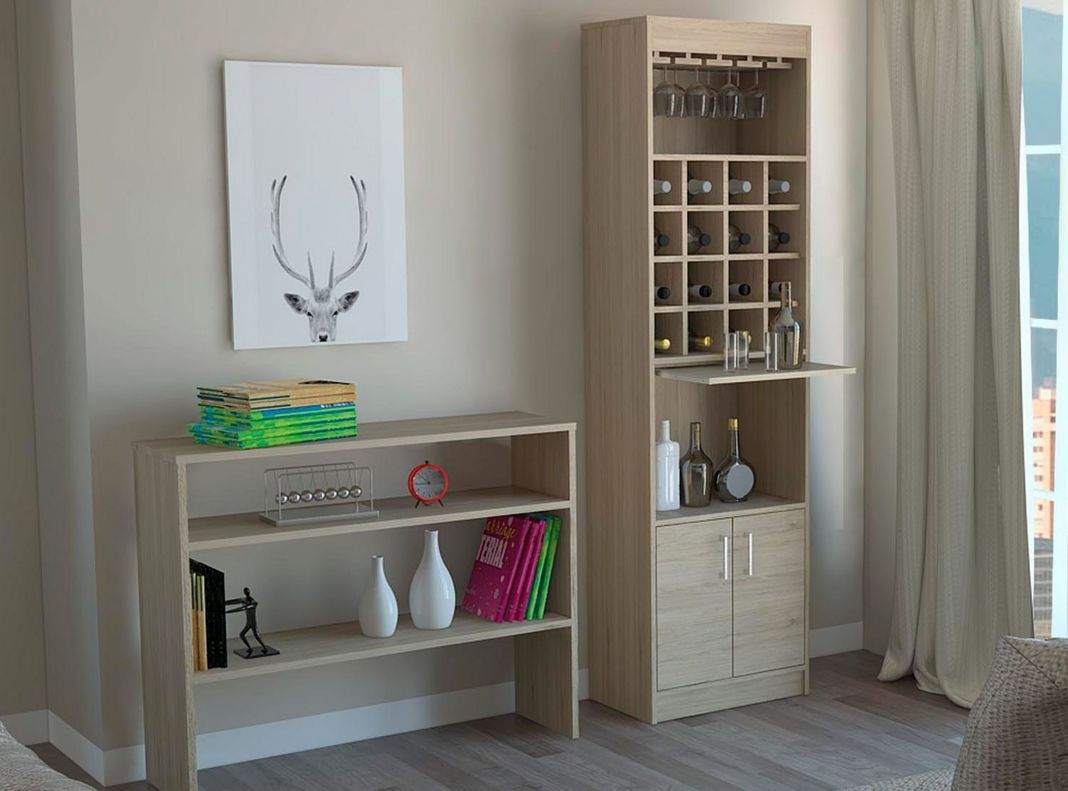 Combo TuHome Living Beijing Rovere Bar Kava + Arrimo TuHome-5