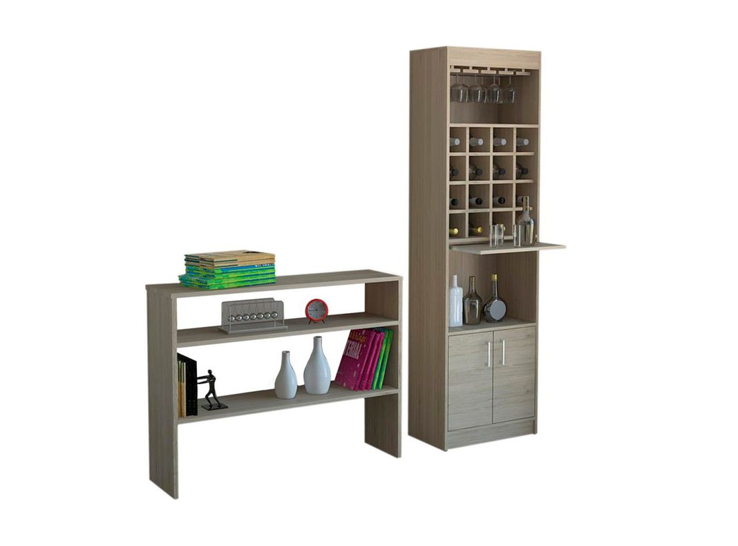 Combo TuHome Living Beijing Rovere Bar Kava + Arrimo TuHome-0