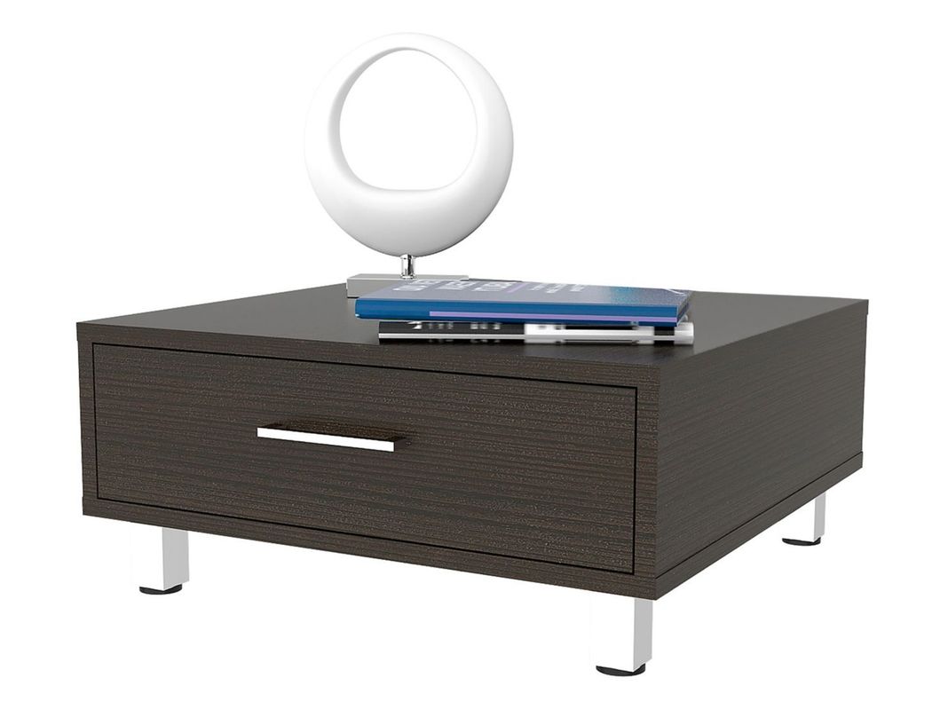 Combo TuHome Living Beijing Wengué Biblioteca Escalera + Mesa de Centro TuHome-9