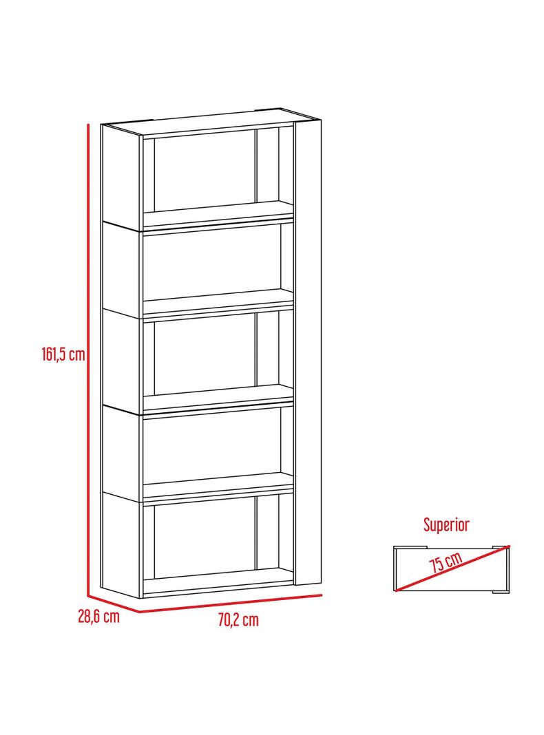 Combo TuHome Living Beijing Rack Extensible TV 40'' + Biblioteca Cubo + Mesa de Centro TuHome-3